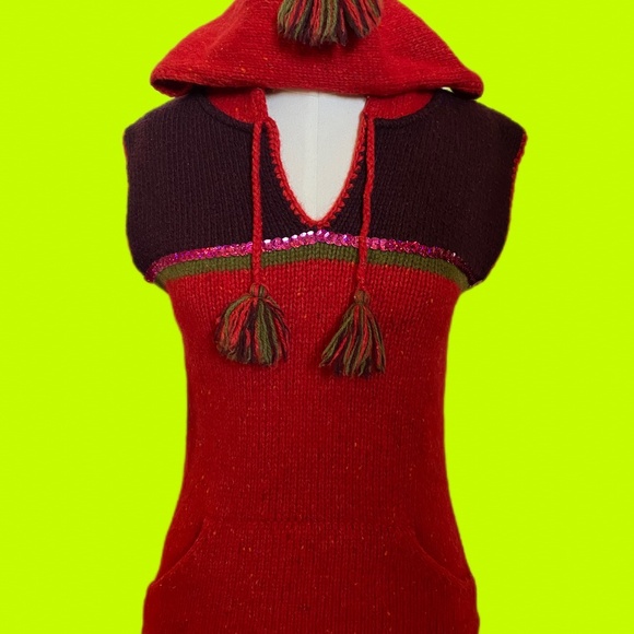 Y2K Hooded Sweater Vest ASO Miranda in Lizzie McGuire - Picture 2 of 2